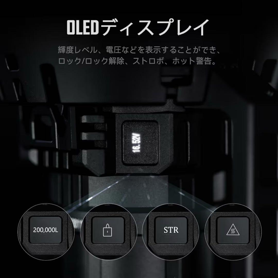 IMALENT(イマレント)MS32 懐中電灯強力超高輝度200000ルーメン