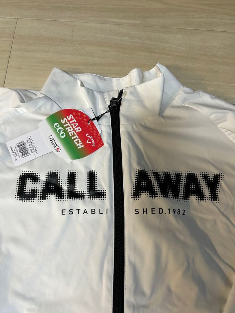 新品　　 CALLAWAY スターチェッチジャケット LL ホワイト