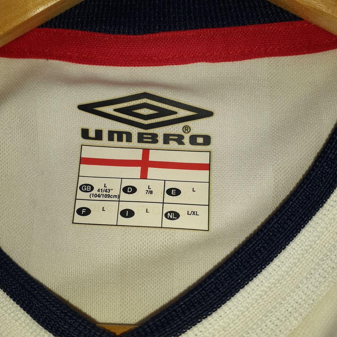 UMBRO イングランド代表 ホワイトシャツ L/XL