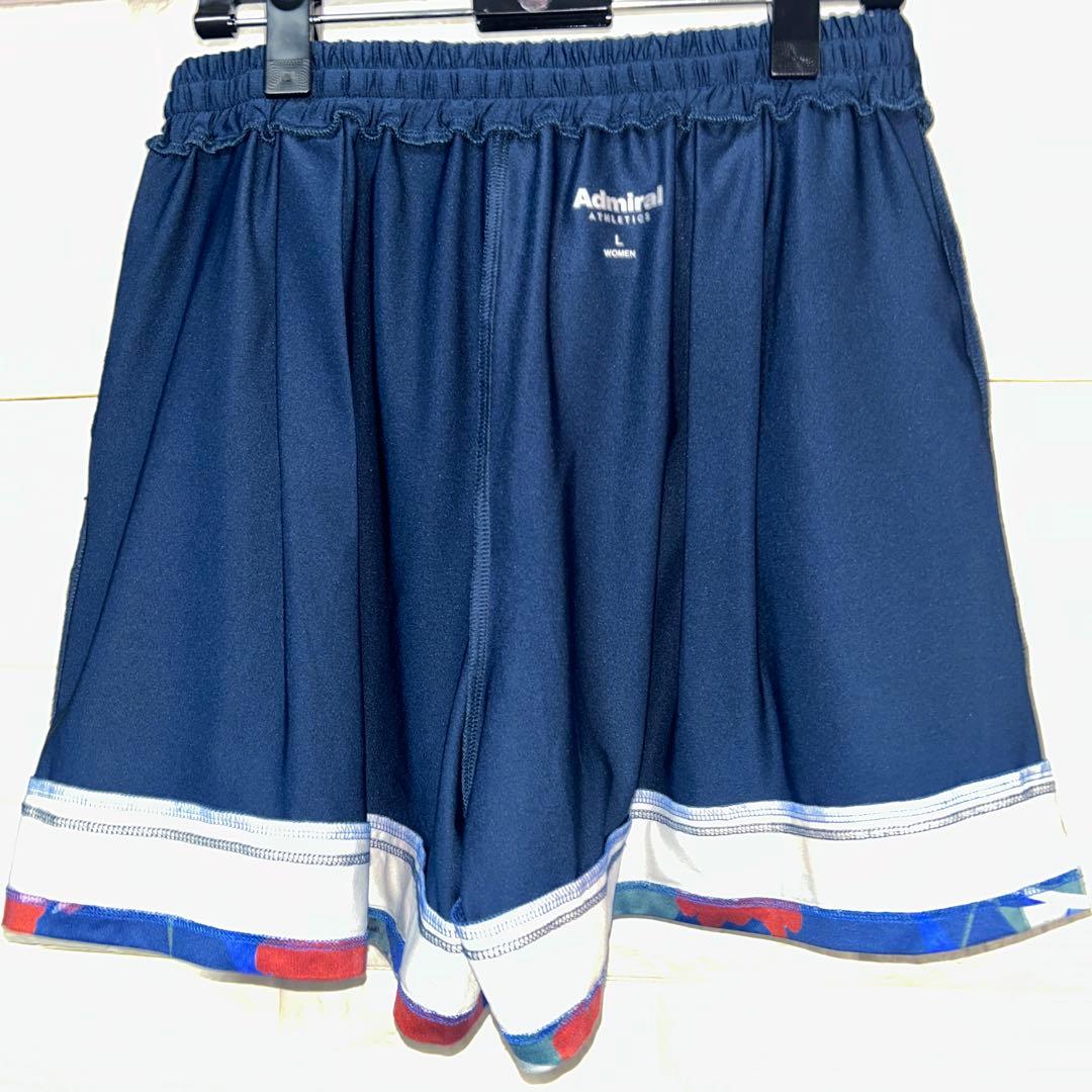 Admiral フラワープリント テニスウェア　セットアップ　Lサイズ