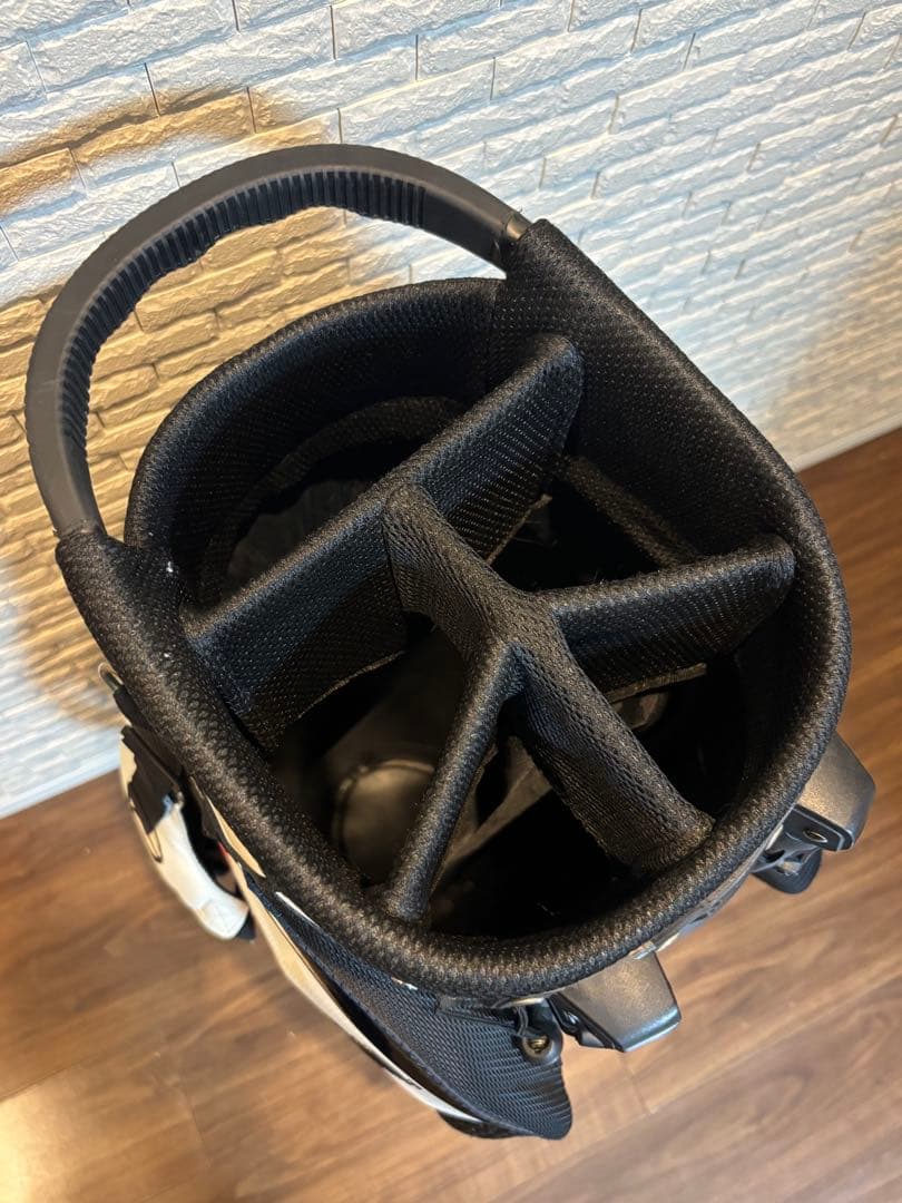 【希少品】 Mercedes Benz ベンツ キャディバッグ ゴルフバッグ 白
