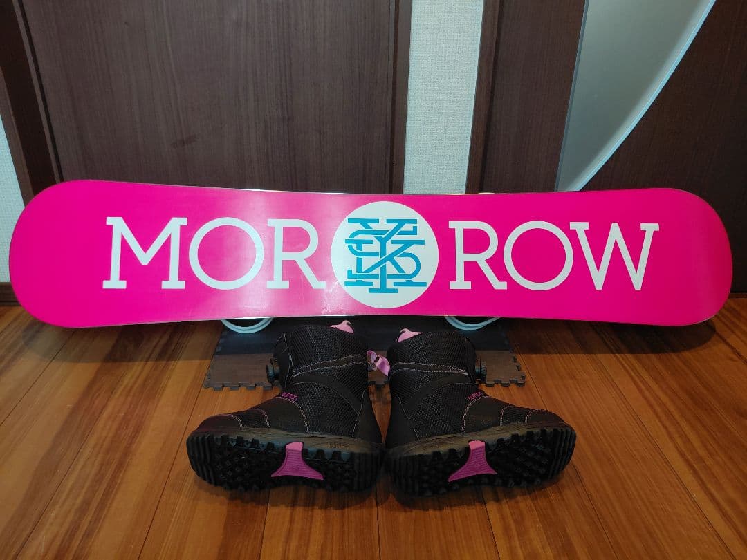 大特価❗希少機種⭐MORROW 148 レディース スノーボードセット