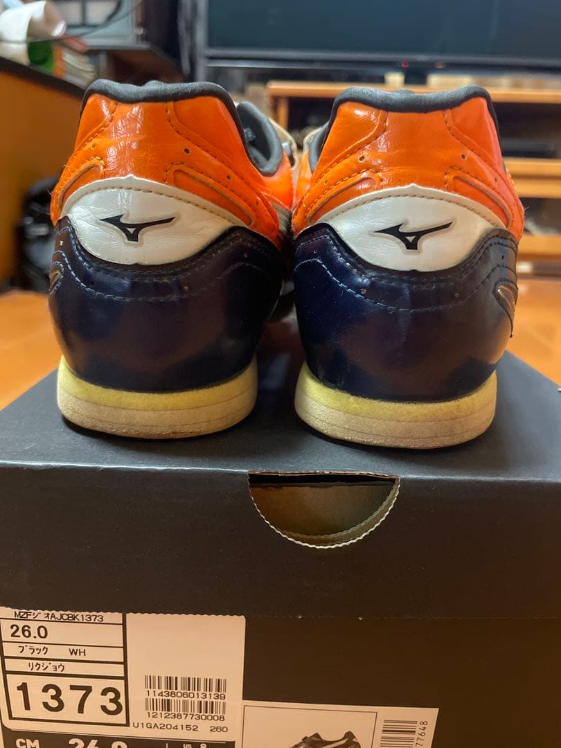 コ*ウ様 Mizuno フィールドジオAJ28.0cm オレンジ/ネイビー