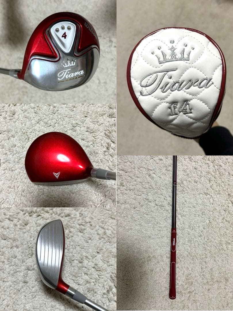 【美品】Malbon キャディバッグ＋Wilson アイアンセット バラ売りOK
