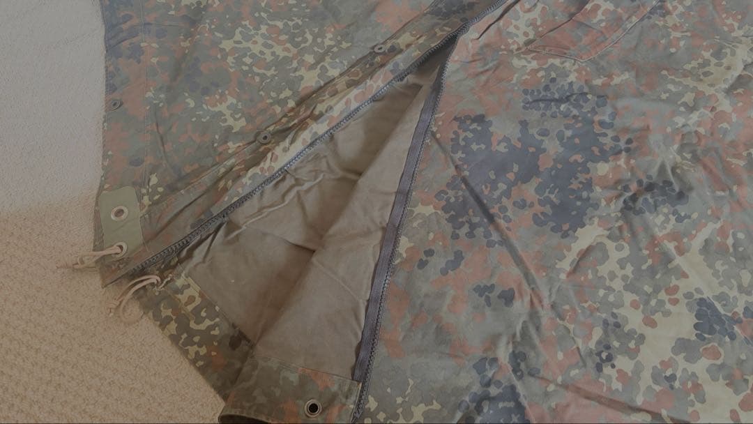 軍幕　ドイツ軍　ファスナー加工済み　2枚セット