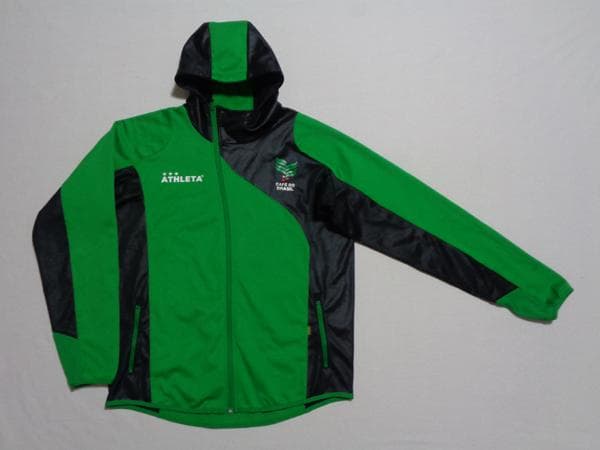 アスレタ フードジャケット上下セットアップ グリーン緑（O）古い希少なレアモデル