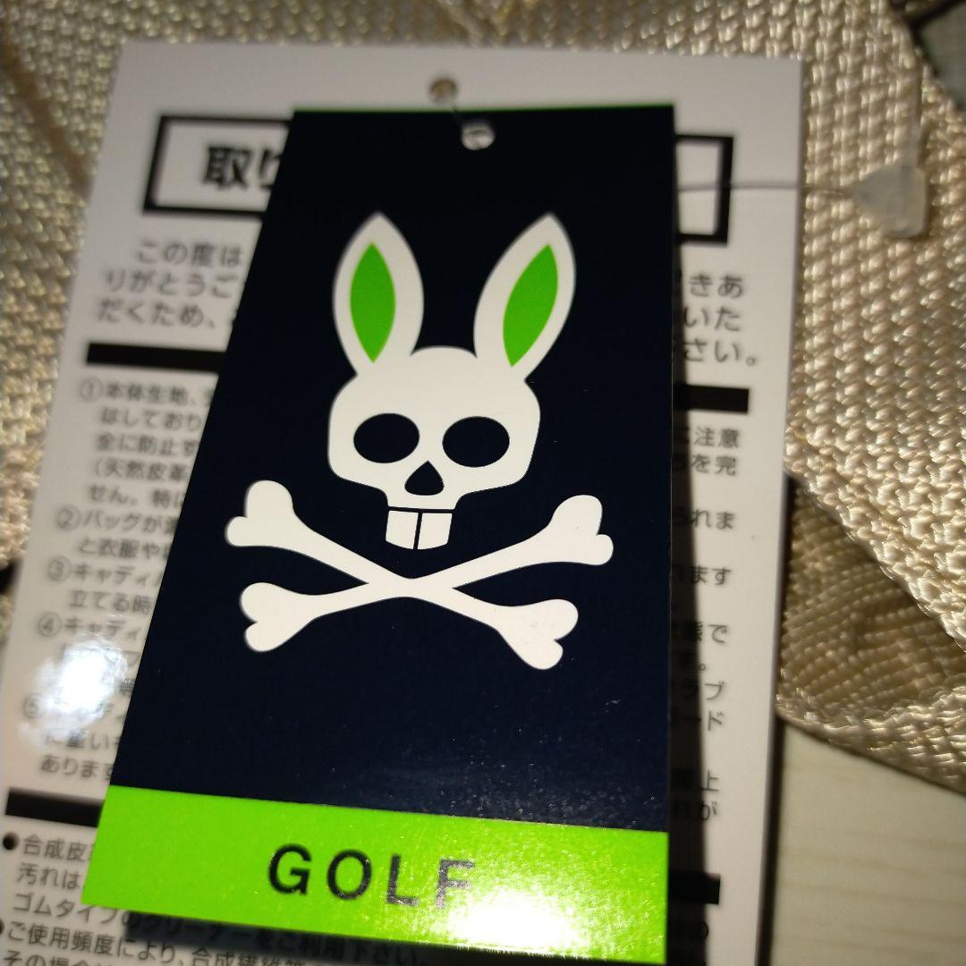新品 PSYCHO BUNNYサイコバニーゴルフ ブロックPBラウンドバッグ