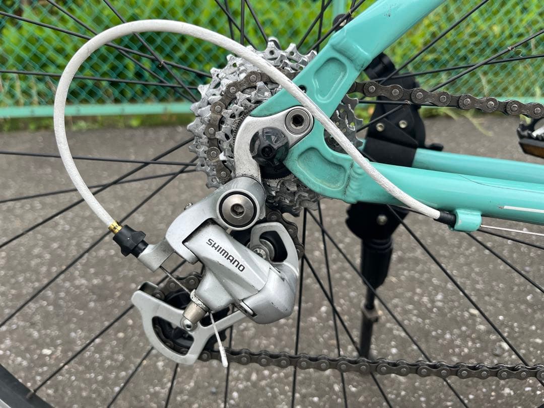 【QaDa】Bianchi ROMA 2 クロスバイク チェレステ