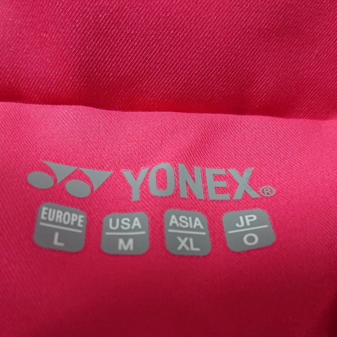(新品未着用)YONEXレディースジャンパー フード付き　綺麗なピンク色