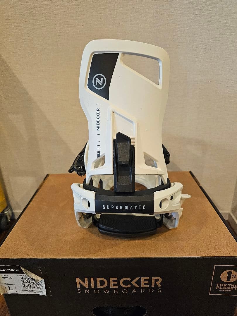 Nidecker Supermatic ビンディング Lサイズ白