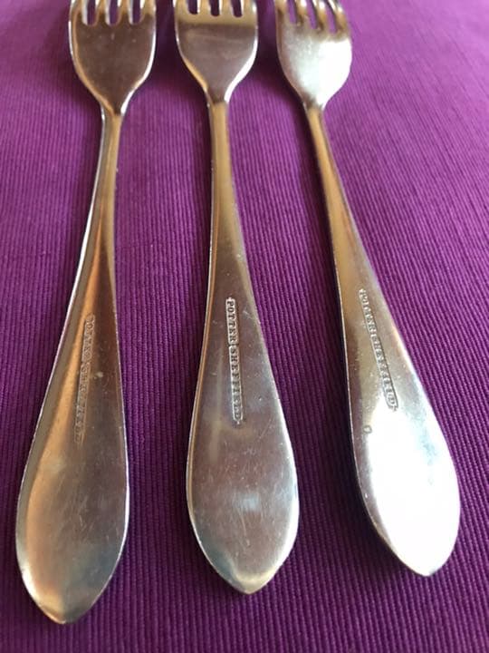 ★英国 アンティークフォーク1900s Potter Sheffield