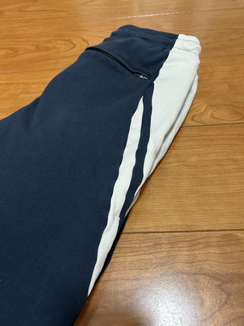 CRONOS ストレッチパンツ ネイビー