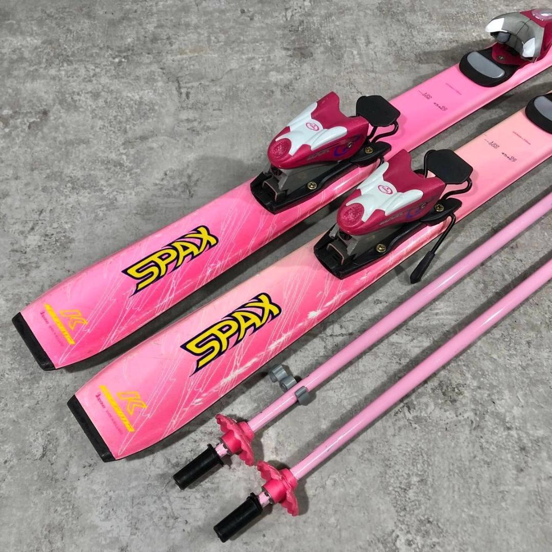即乗り KAZAMA カザマ SPAX 120 ジュニア スキー セット キッズ