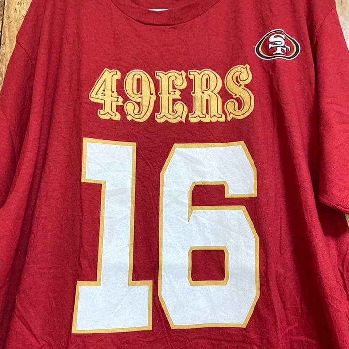 NFL サンフランシスコ49ers ジョーモンタナ　ナンバリングTシャツ　セール