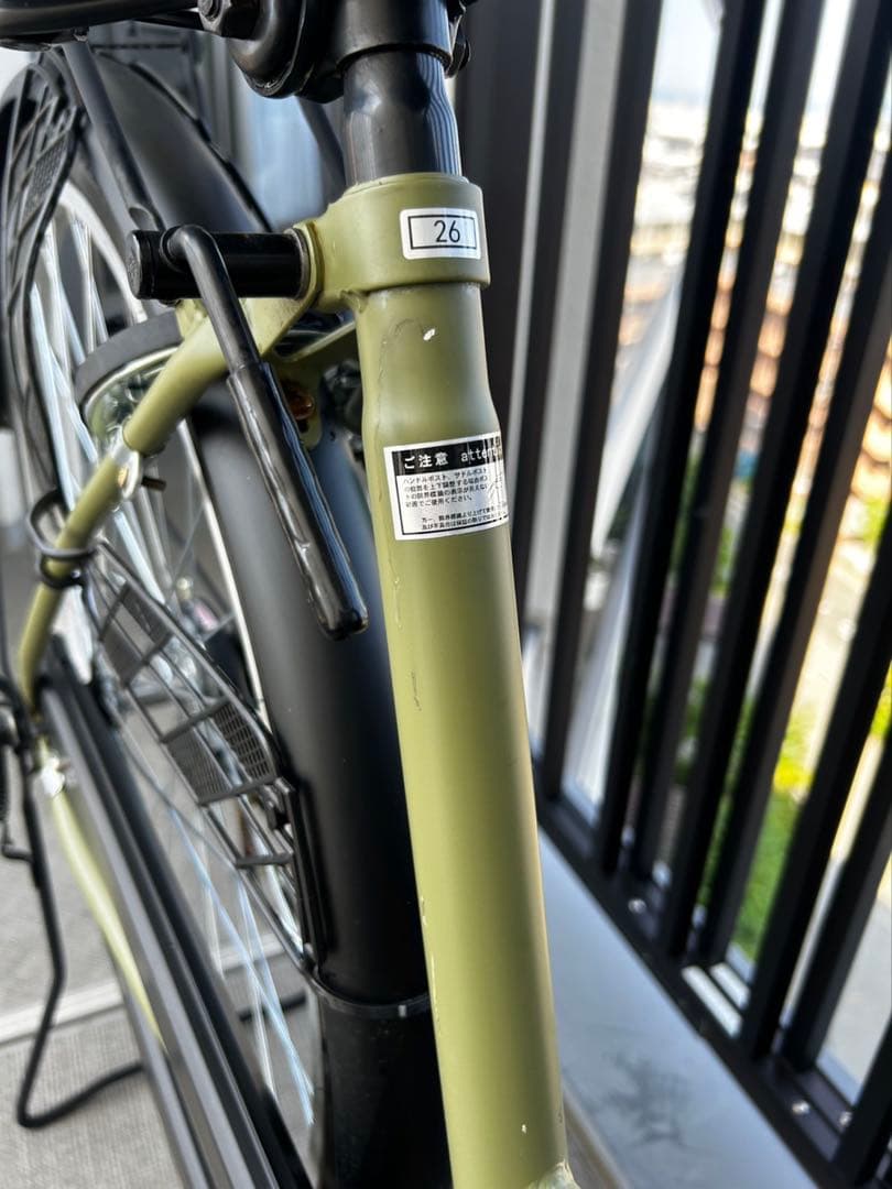 アトレ　自転車　緑　美品