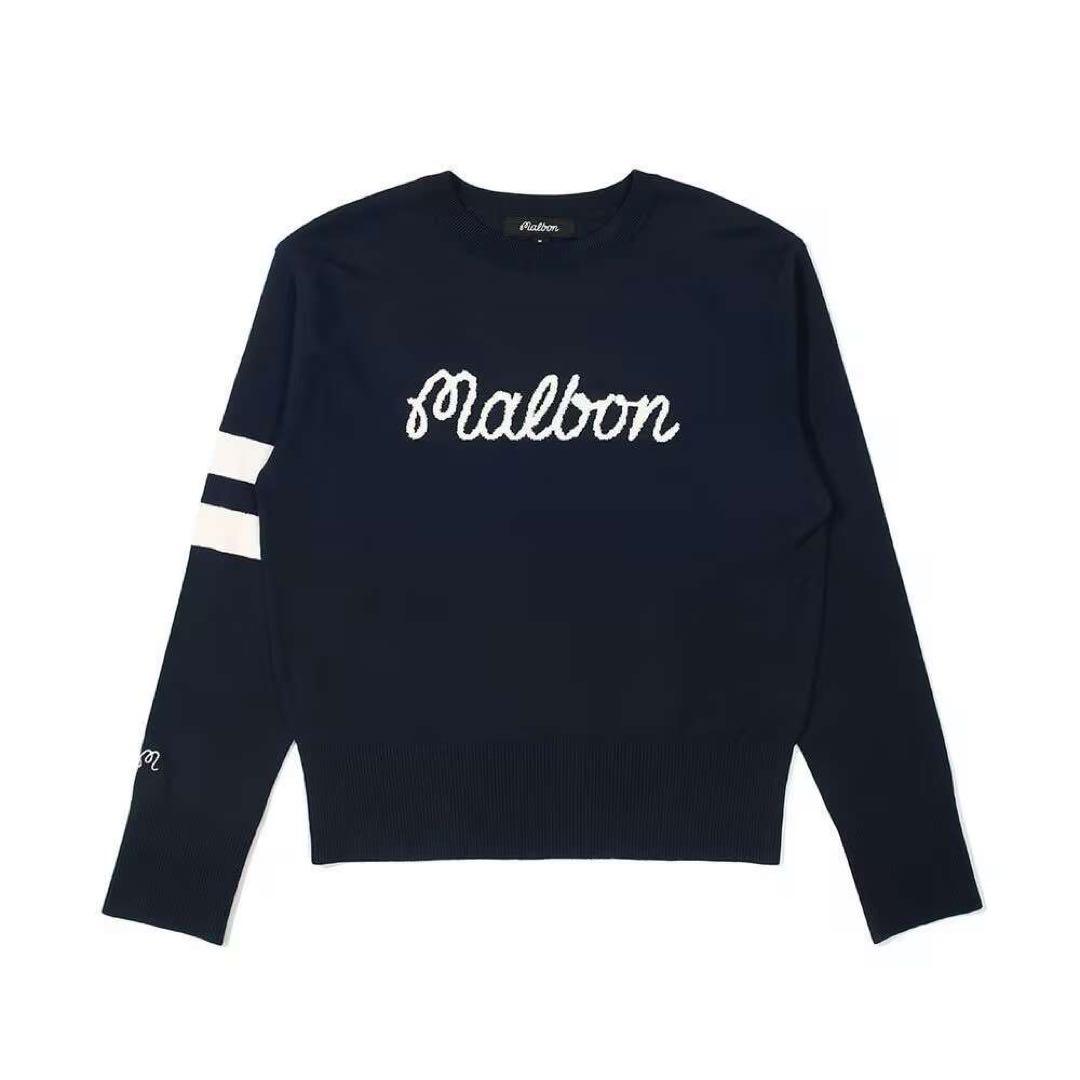 マルボンゴルフ Malbon 女トップス 長袖 セーター ニット春秋冬