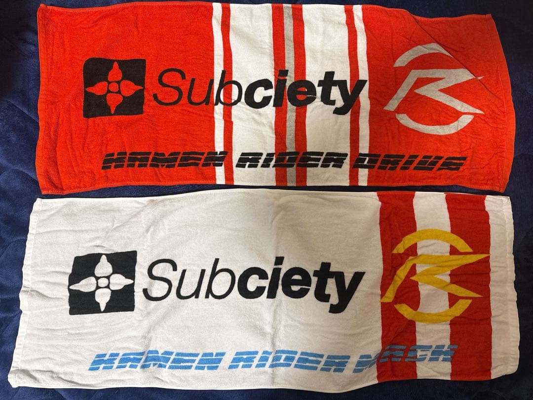 subciety 仮面ライダードライブ　マッハ　グッズ　タオル　コラボ