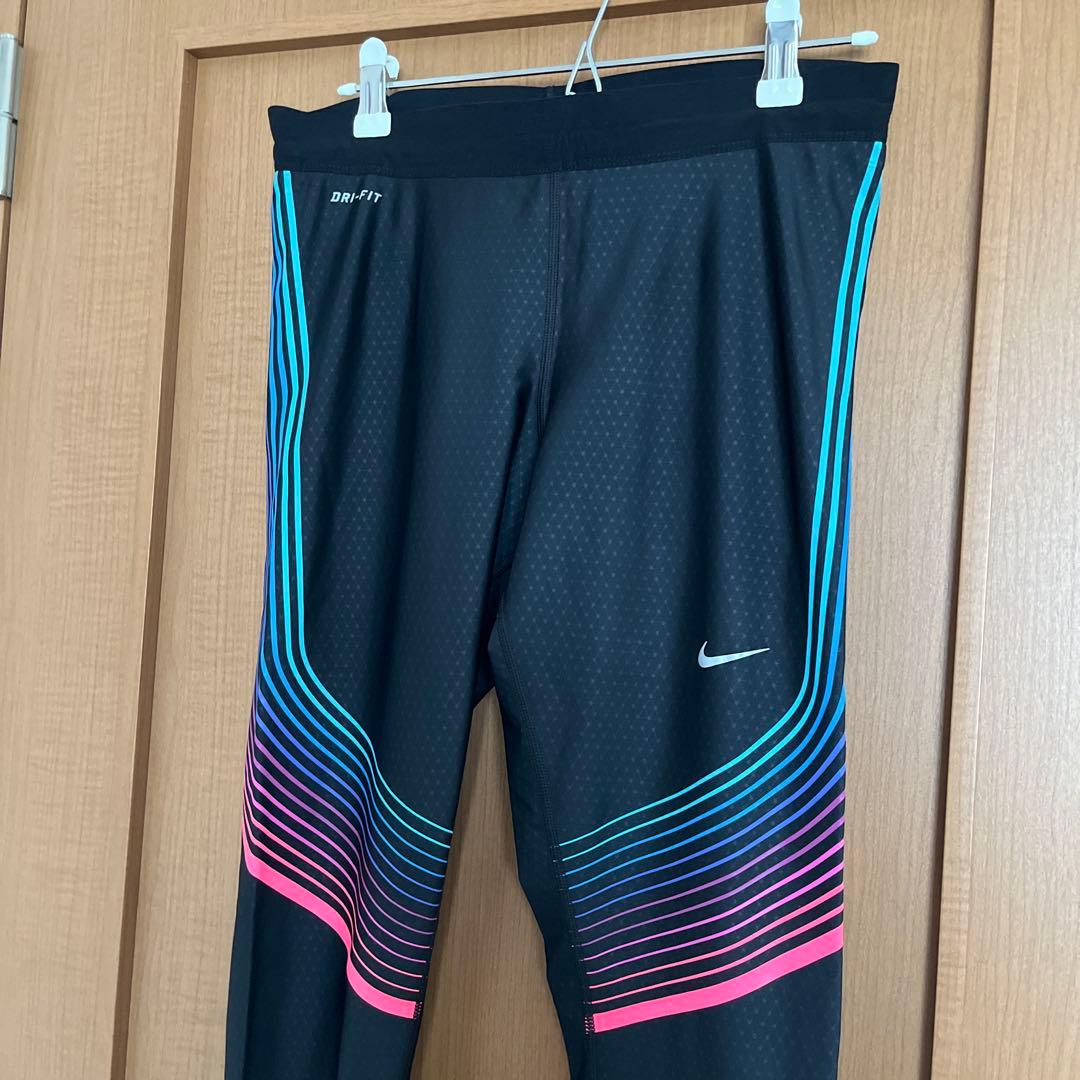 NIKE ナイキ　レディース　レギンス　タイツ　スパッツ　レインボー　M