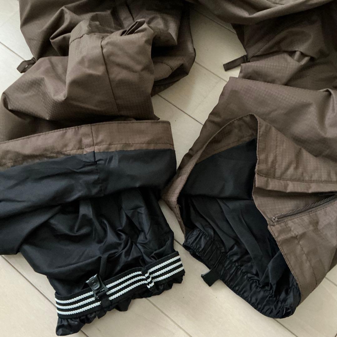 HH グレー ジャケットMサイズ+IGNIOブラウンパンツSサイズ上下セット美品