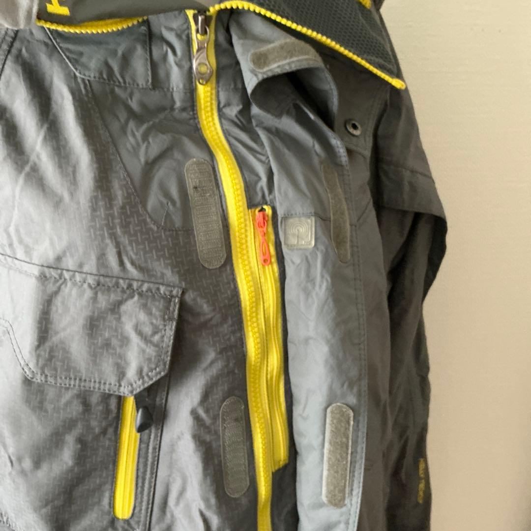 HH グレー ジャケットMサイズ+IGNIOブラウンパンツSサイズ上下セット美品