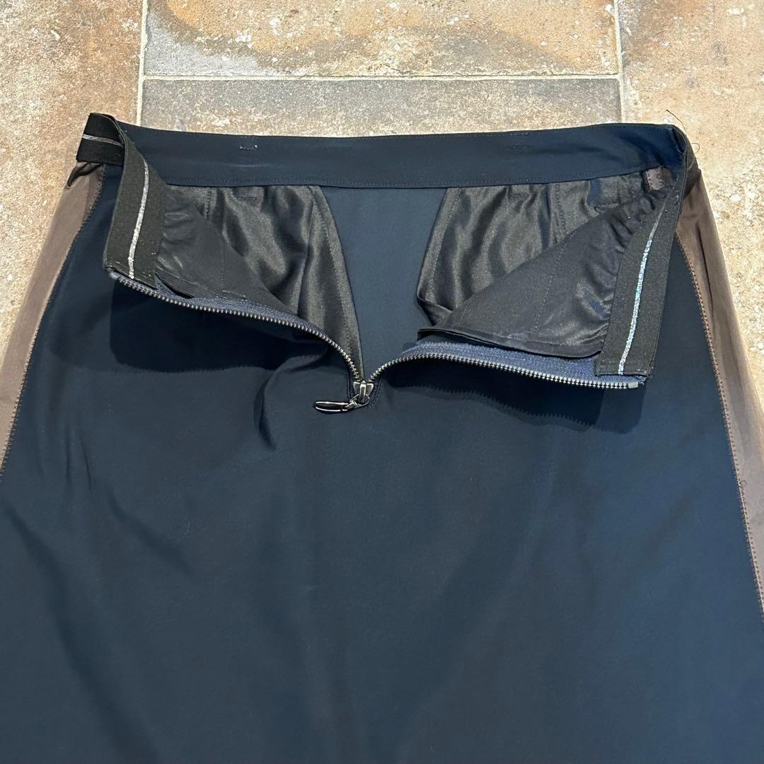 LANVIN SPORT スカート 薄手　ネイビー系　サイズ38