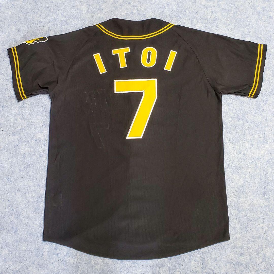【希少品】阪神タイガース ハイクオリティ ユニフォーム ブラック 7糸井 ミズノ