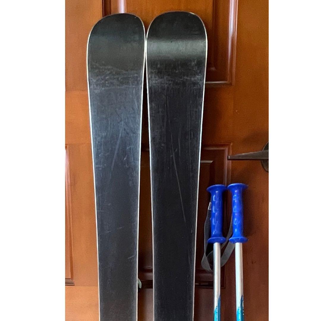 【収納袋付き】ロシニョール キッズ スキーセット板116cm/ブーツ21cm