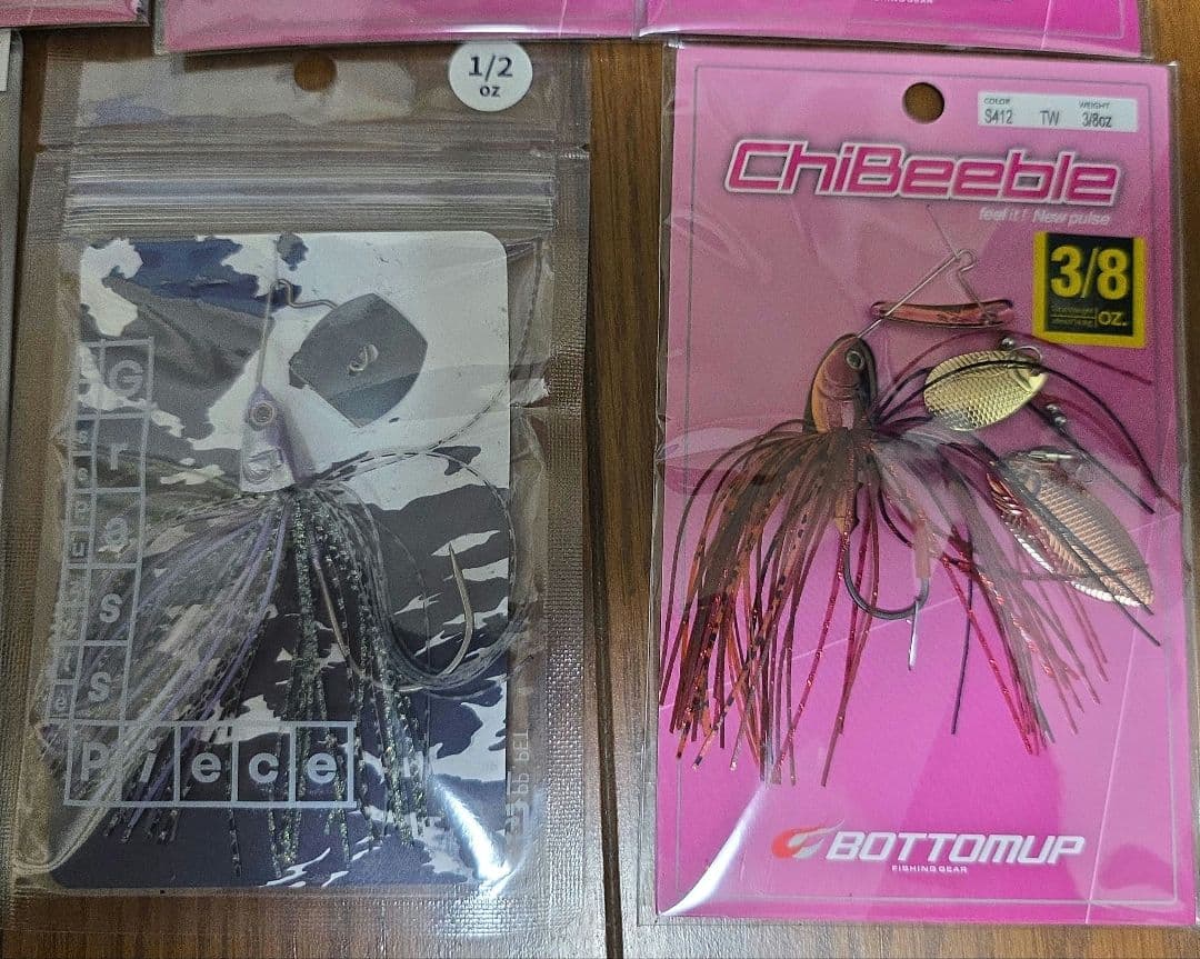 スピナーーベイト/チャターベイト　新品7個と中古品1個のセット　最終値下げ