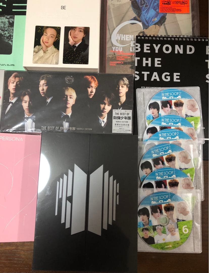 BTS DVDアルバムセット JIN トレカ BE ラキドロ ホログラム レア