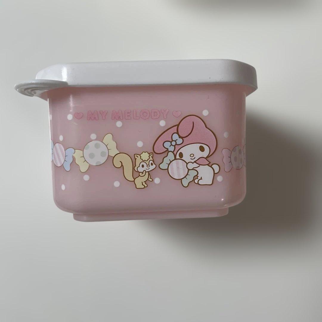 お値下げ中☺️マイメロディ プラスチック容器 2個セット　レア　レトロ　2014