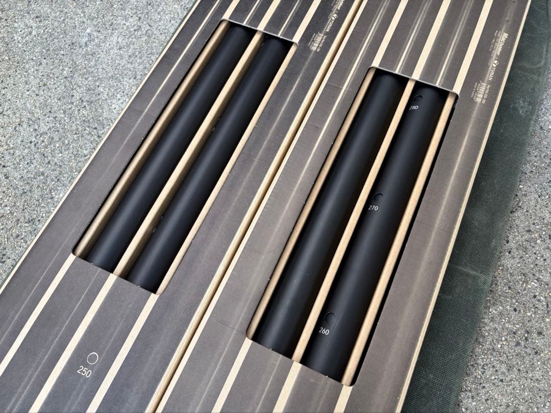 Mac Outdoor マックワン ブラックポール 2本セット タープポール