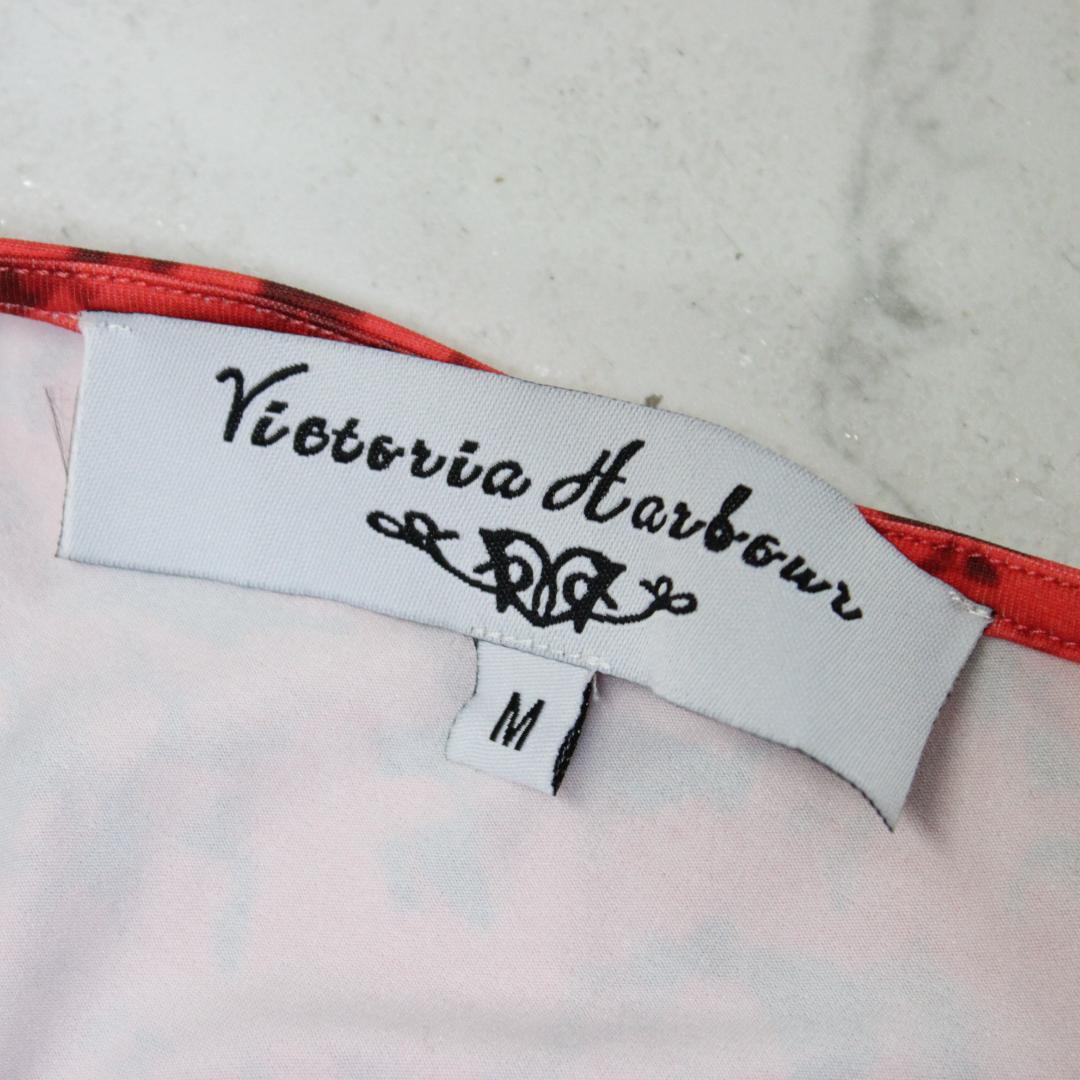 【美品 社交ダンス衣装】ワンピース ドレス VICTORIA HARBOUR 赤