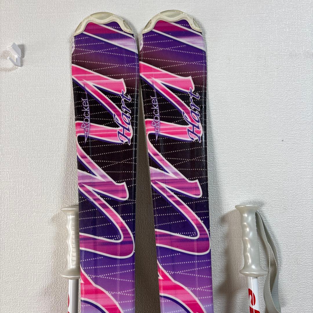 hartジュニアストック付スキーセット117cm 23cm
