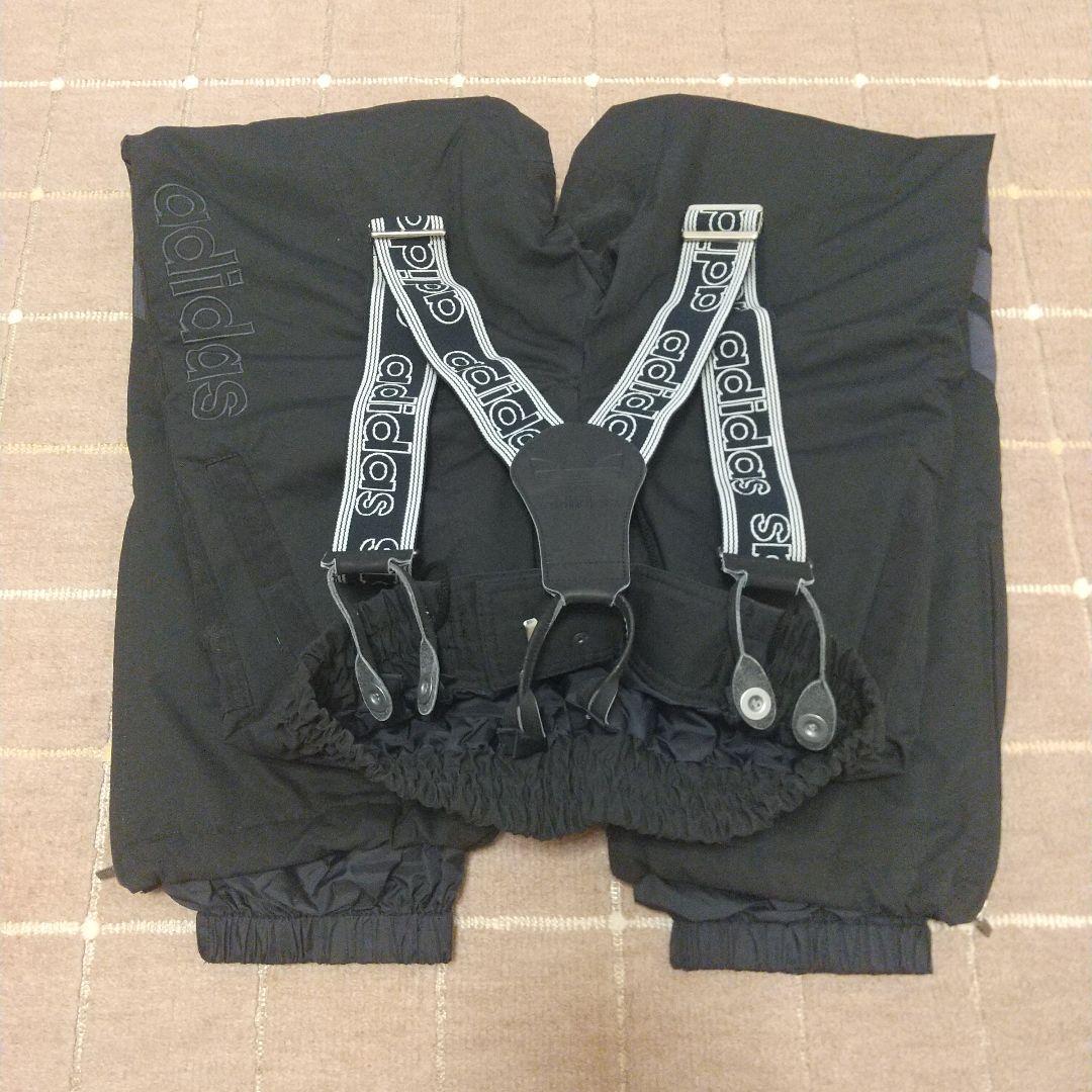 【adidas】フード付きウェア美品・ダークグレー/ブラック【上下セット】