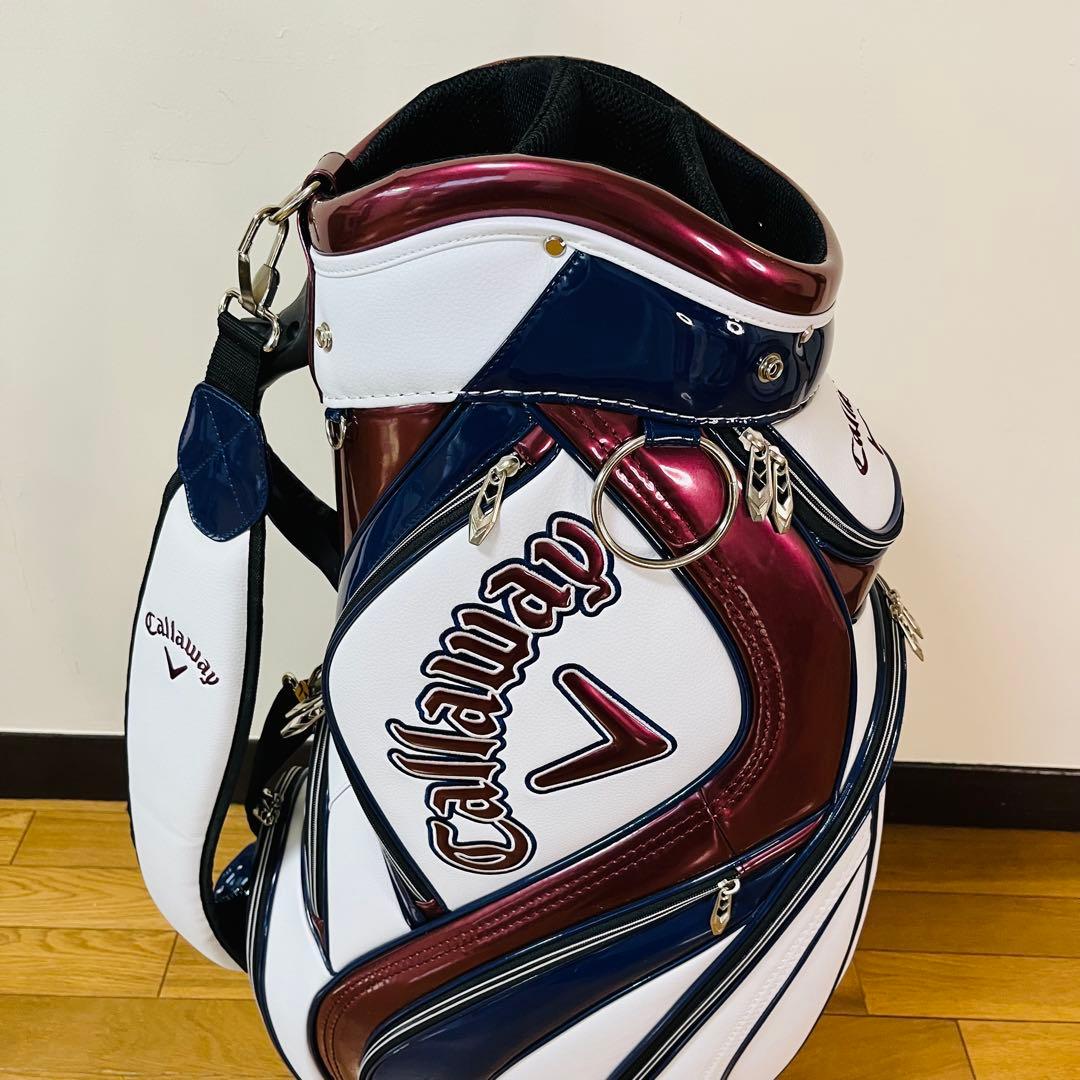 【美品】キャロウェイ　Callaway キャディバック　皮仕様 送料込み