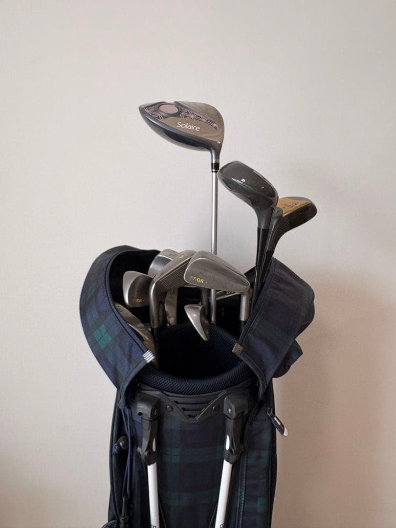 BEAMS GOLF ゴルフバッグ(PRGRレディースクラブ付)