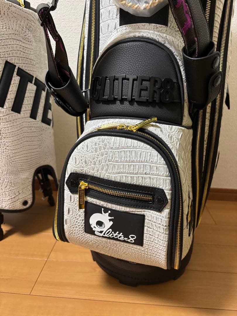 GLITTER 8 キャディバッグ クロコダイル総柄 新品未使用品