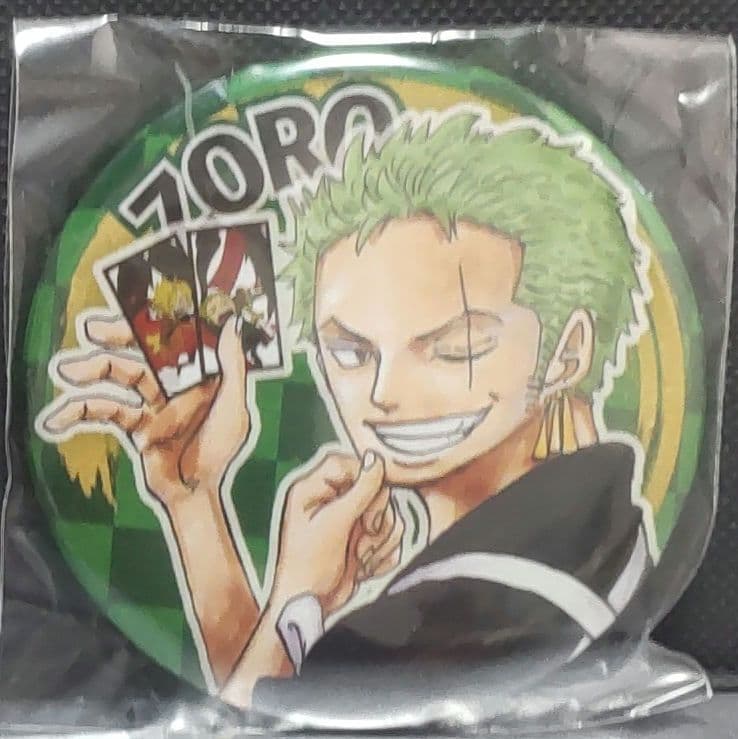 ONE PIECE 缶バッジ 花札 【ロロノア・ゾロ】 ジャンプフェスタ