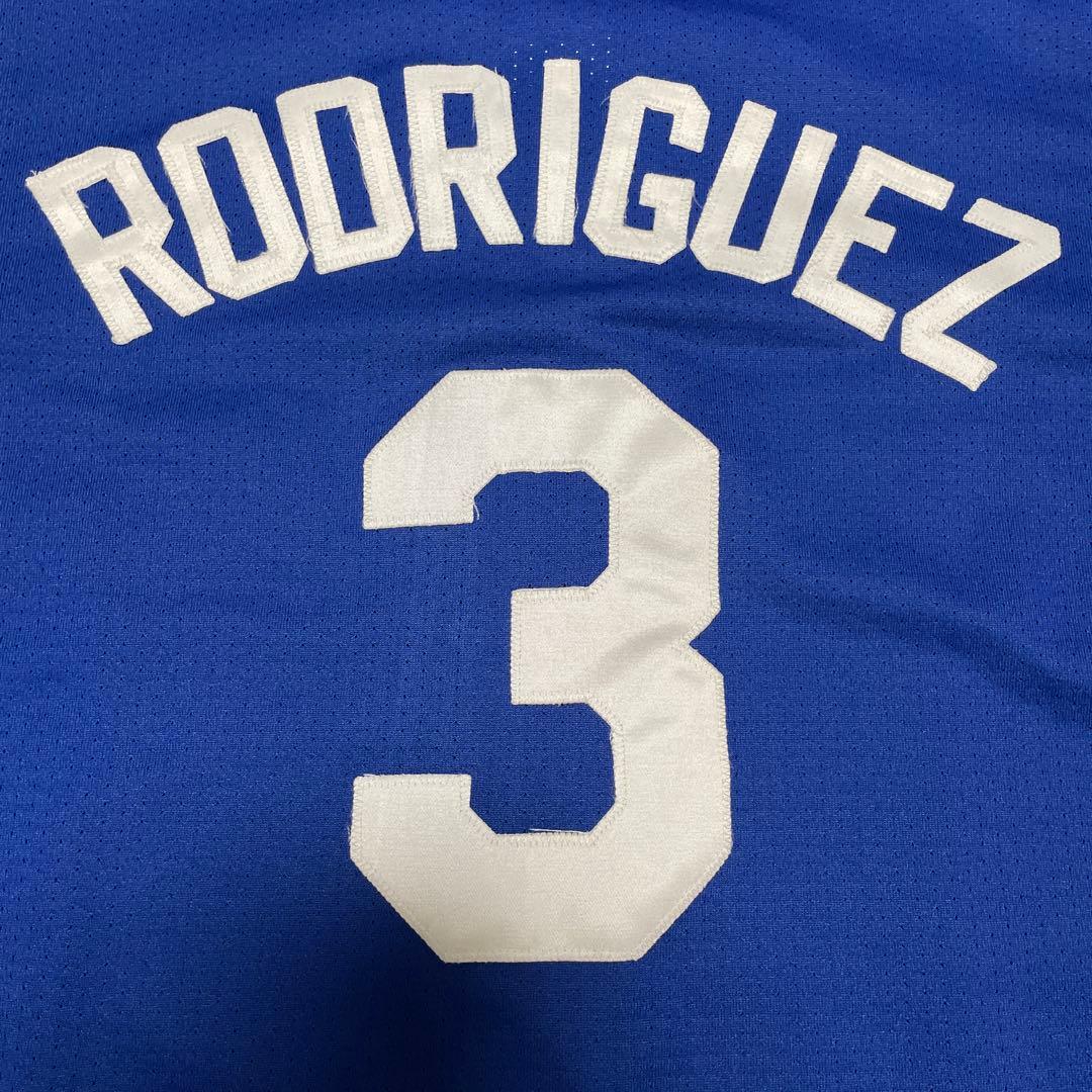 極美品 Majestic RANGERS 3 RODRIGUEZ Jersey