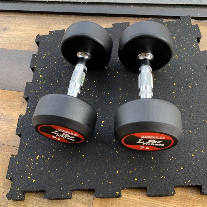 ラバーダンベル　　2.5kg 5kg 7.5kg 10kg 各2個