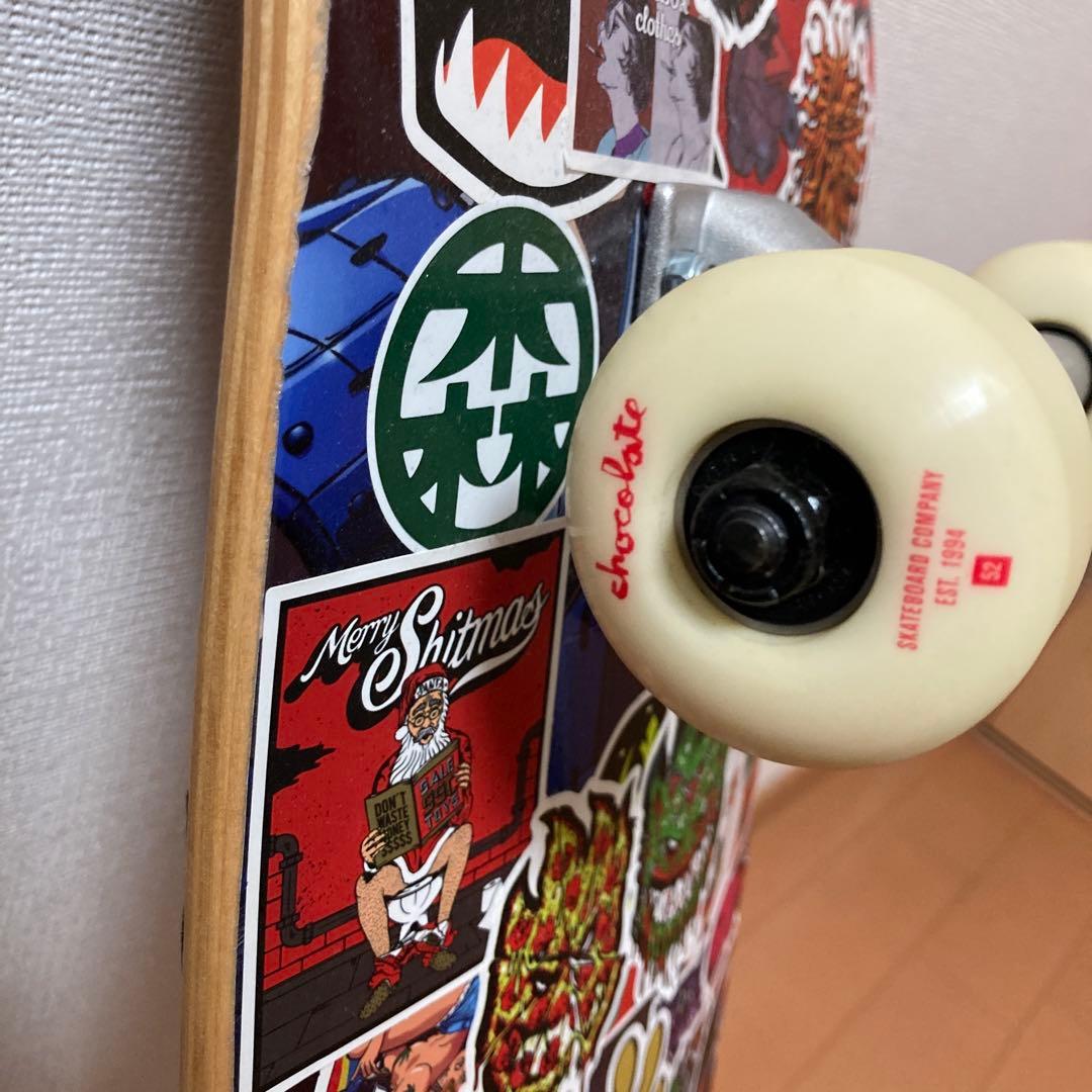 カラフルステッカー スケートボード