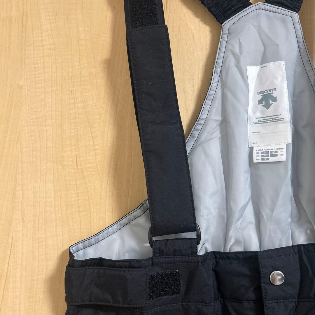 DESCENTE 子供用スキーウェア ブラック 160