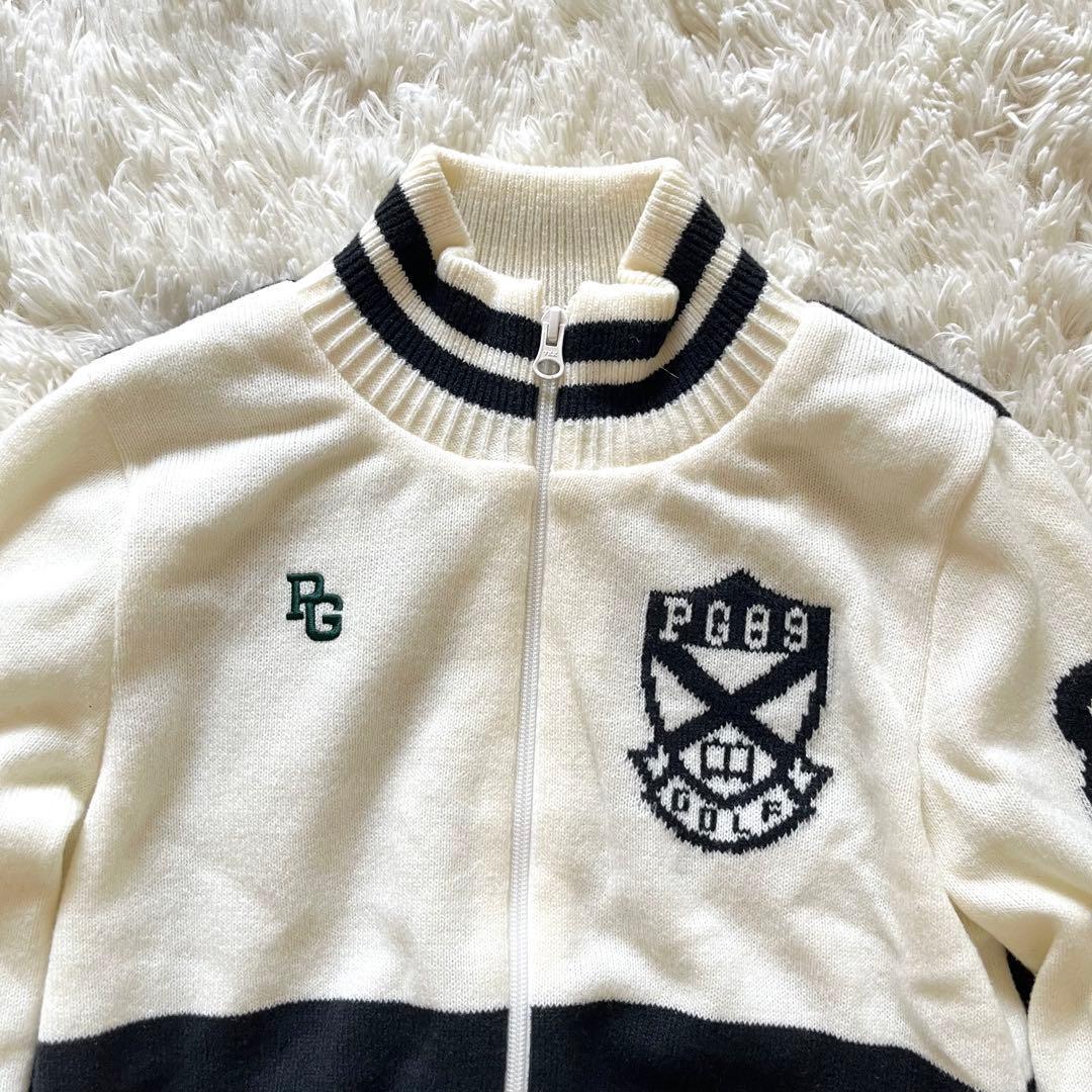 美品 PEARLY GATES ジップアップセーター ジップニット ゴルフ 1