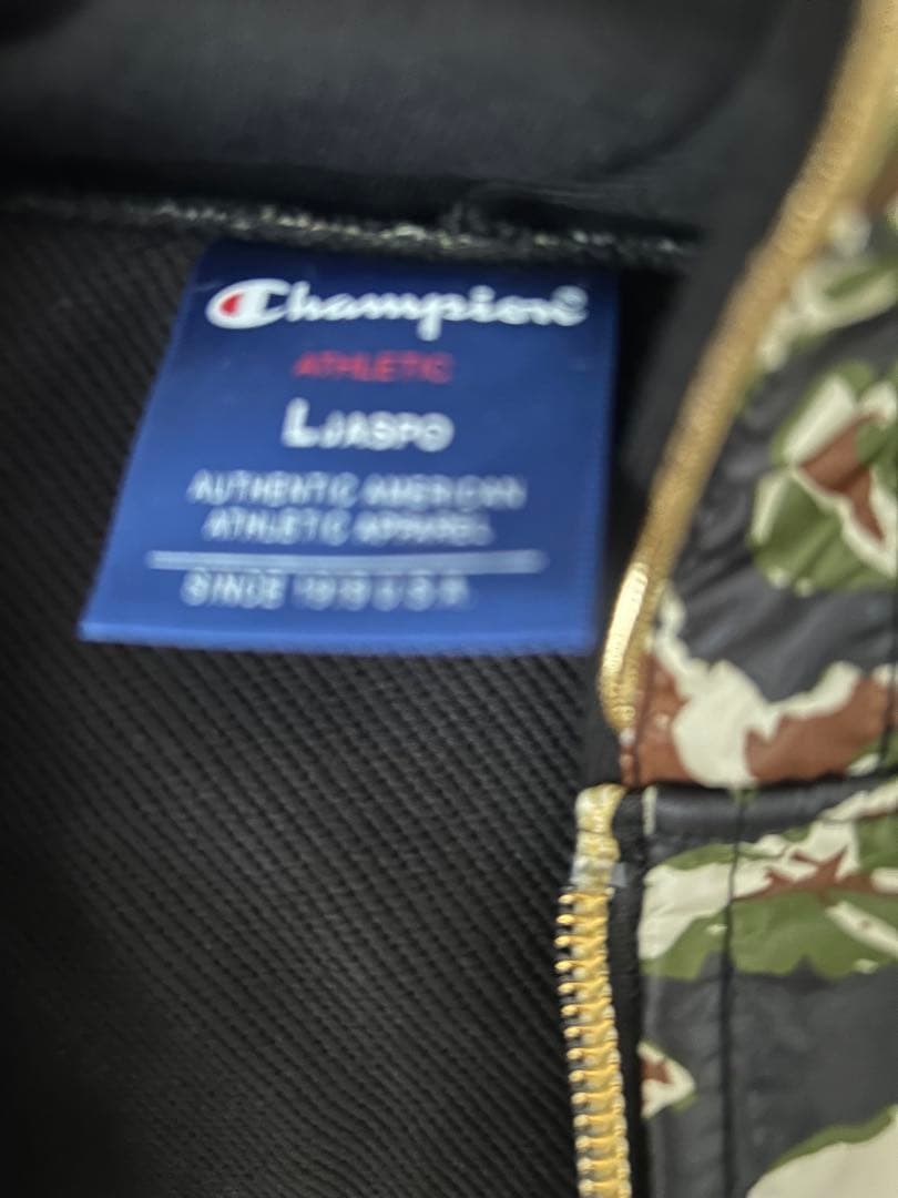 Champion 迷彩柄 マウンテンパーカー L