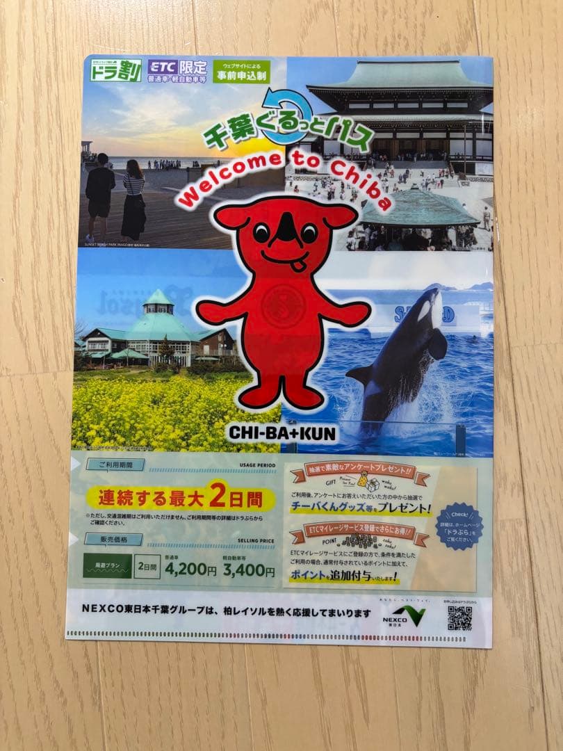 柏レイソル サイン入りクリアファイル　当選品