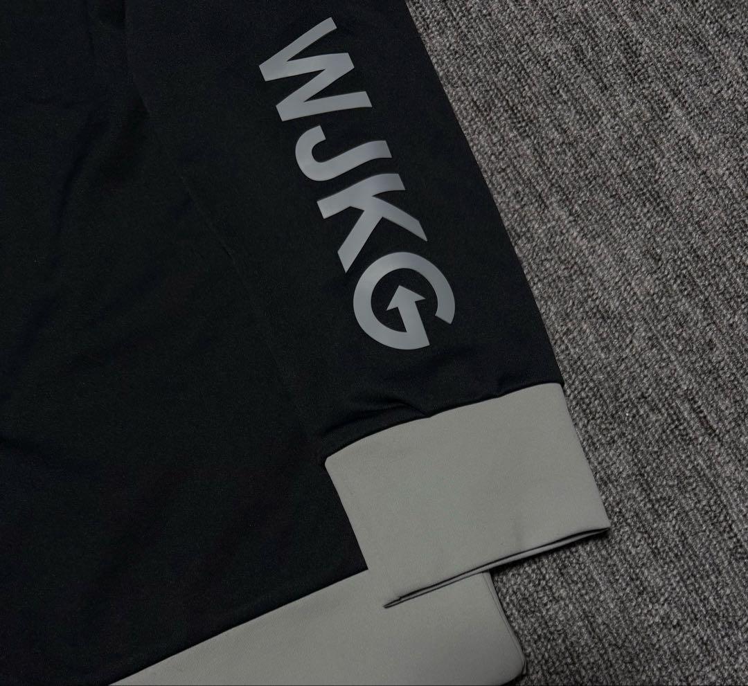 wjk golf wjkg モックネック シャツ　ゴルフウェア
