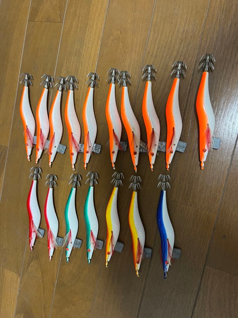 レア　漁師向け　ヨーズリエギ・餌木 17個セット