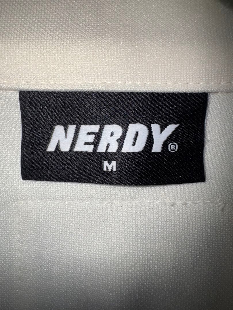 NERDY トラックジャケット パンツ セットアップ ホワイト M 未使用品