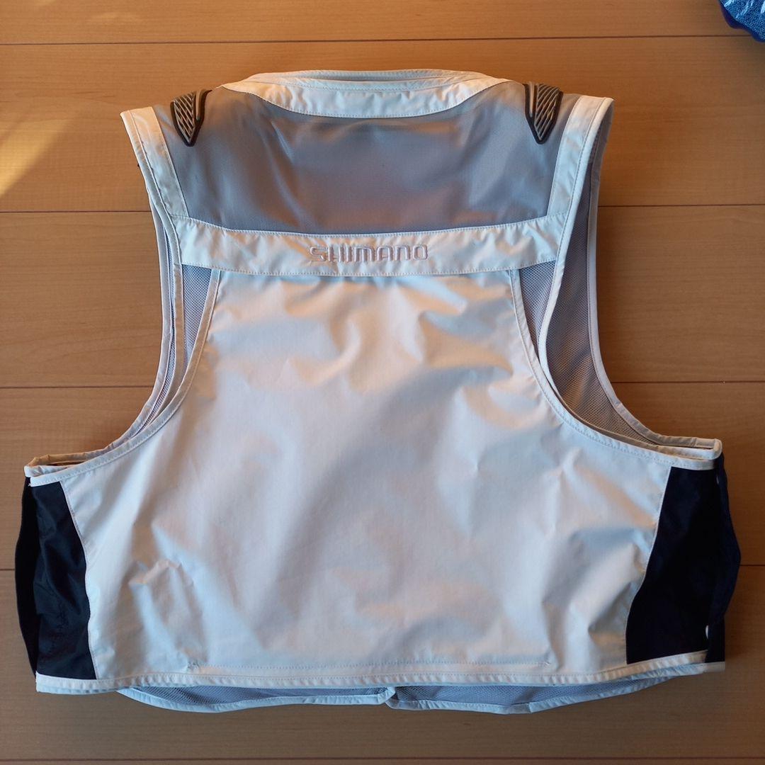 鮎ベスト／SHIMANO 2WAYショートベスト VE-022T（2XL）