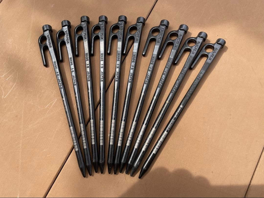 スノーピーク ソリッドステーク　新品未使用品　村の鍛冶屋エリッゼ中古のセット